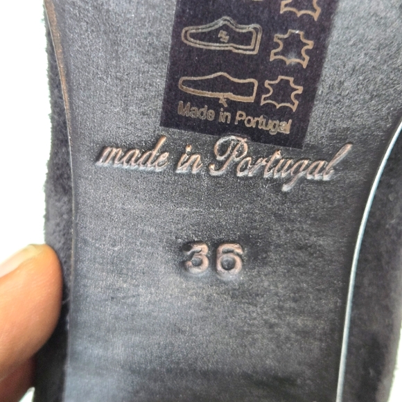 Free People Suede Pre Ruched Slouchy Tall Boots size 36 - Picture 5 of 9